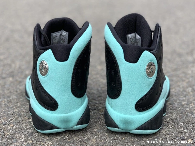 Official Maikesneakers Black 414571-030 Green Jordan Retro 13 Island Air 0729